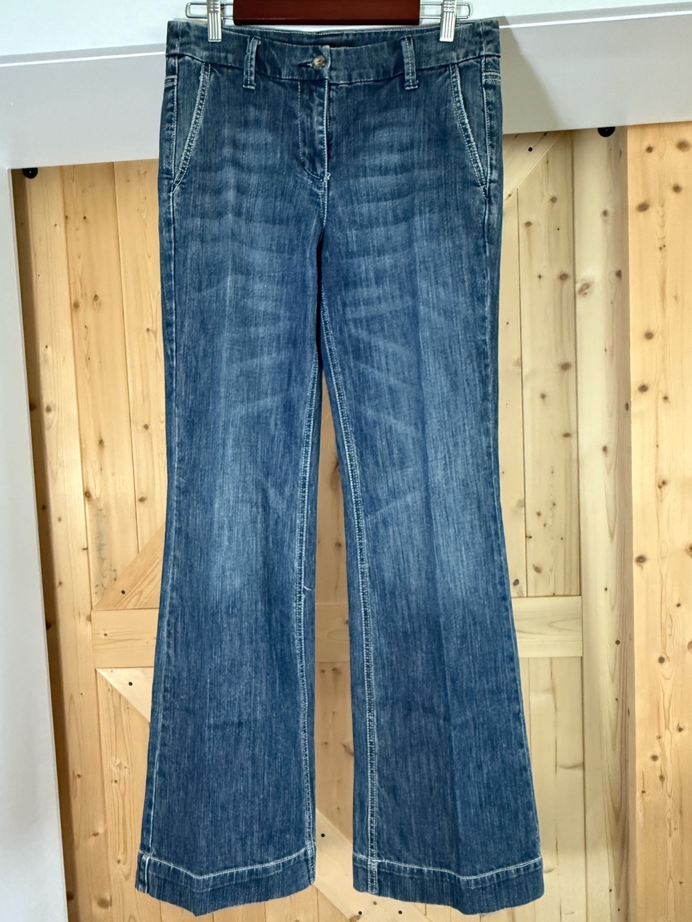 New York & Company Vintage Wide Leg Jeans Size 8 Tall